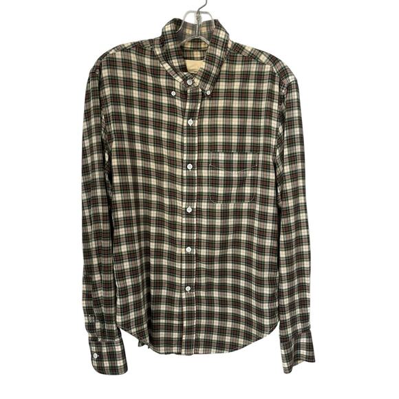 Band Of Outsiders Other - Band of Outsiders Button Down Shirt Plaid Cotton Sleeves Collar Casual Medium